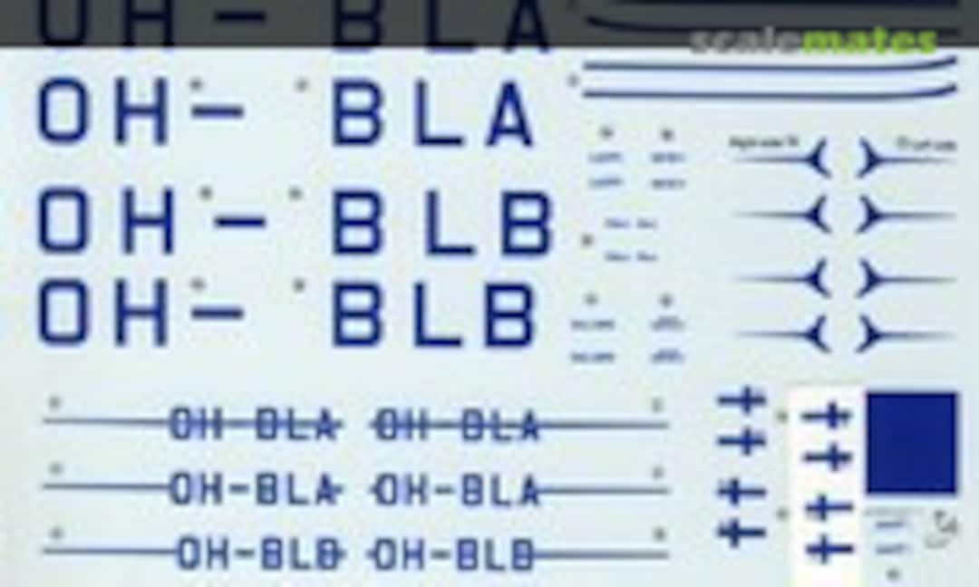 1:72 de Havilland DH.89A Dragon Rapide Aero OY (Arctic Decals ARC72-017)