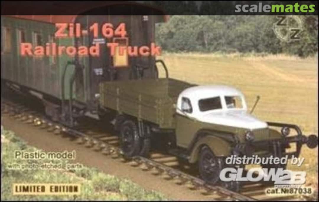 Boxart ZiL-164 Soviet railroad truck 87038 ZZ Exclusive Modell Boxart ZiL-164 Soviet railroad truck 87038 ZZ Exclusive Modell