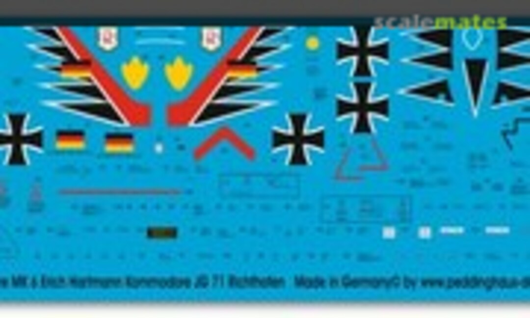 1:72 CL-13 Sabre Mk 6 Erich Hartmann Kommodore des JG 71 Richthofen (Peddinghaus-Decals EP 1931)