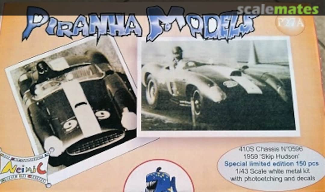 Boxart (Ferrari) 410S Chassis # 0596 P27A Piranha Models Boxart (Ferrari) 410S Chassis # 0596 P27A Piranha Models