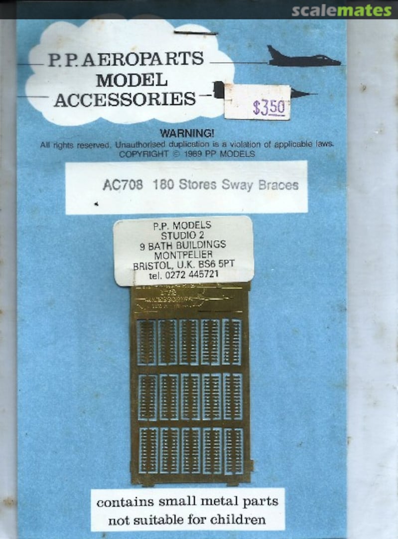 Boxart 180 Stores Sway Braces AC708 P.P. Aeroparts Boxart 180 Stores Sway Braces AC708 P.P. Aeroparts