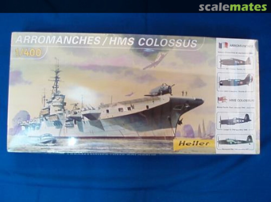 Boxart Arromanches / HMS Colossus 81090 Heller Boxart Arromanches / HMS Colossus 81090 Heller