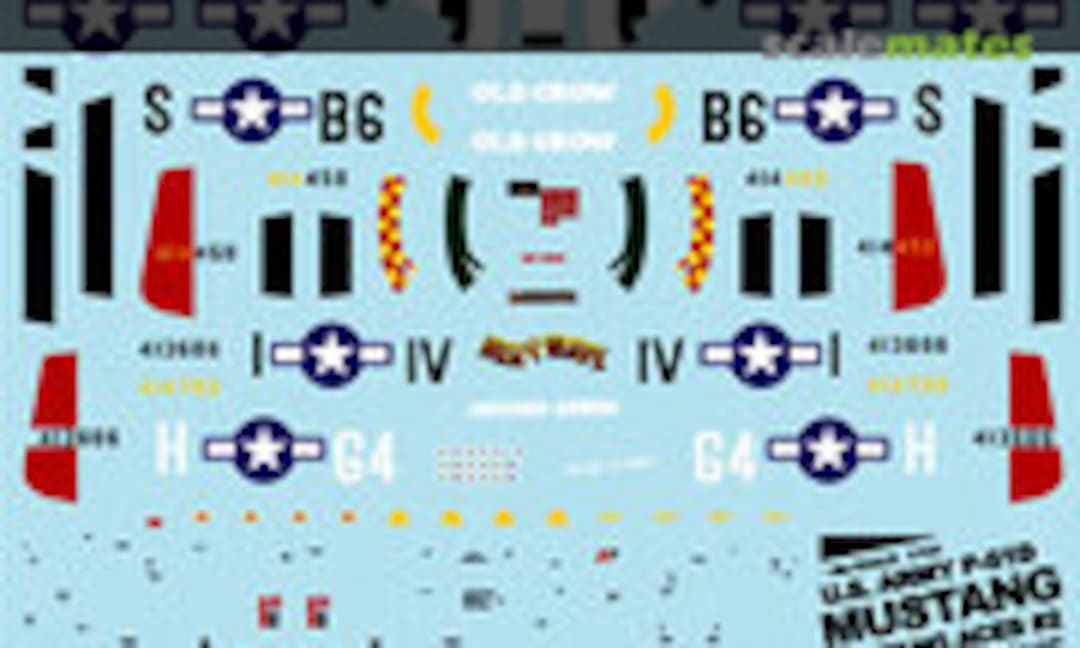 1:144 U.S. Army P-51D Mustang `Mustang Aces`#2 (MYK Design A-412) A-412