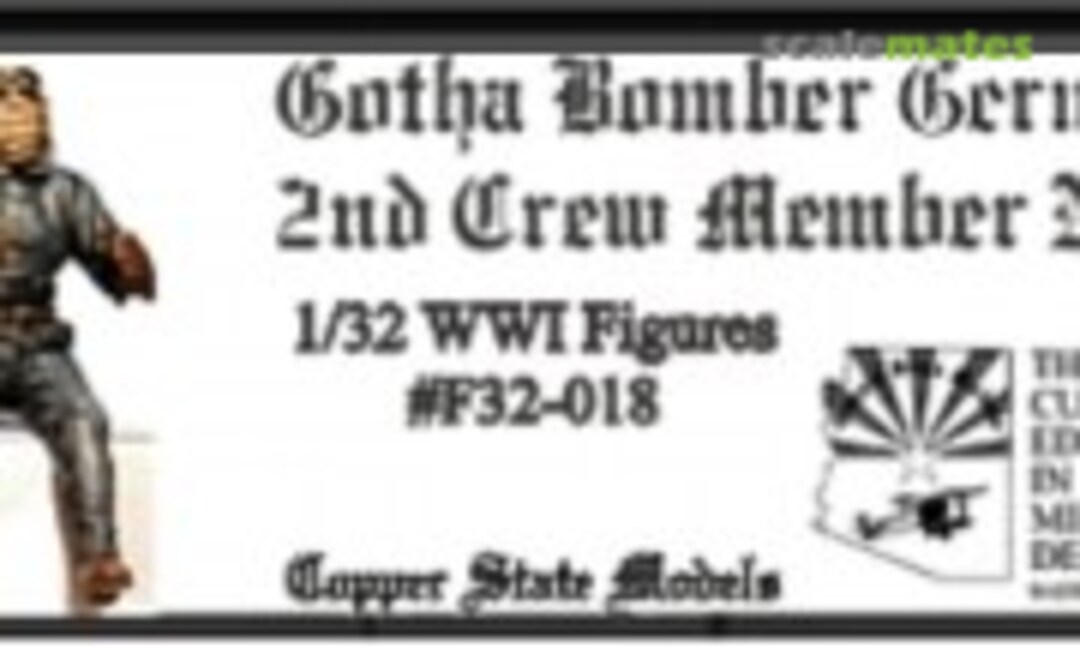 1:32 Gotha Bomber German 2nd Crew Member N.2 (Copper State Models F32-018) F32-018