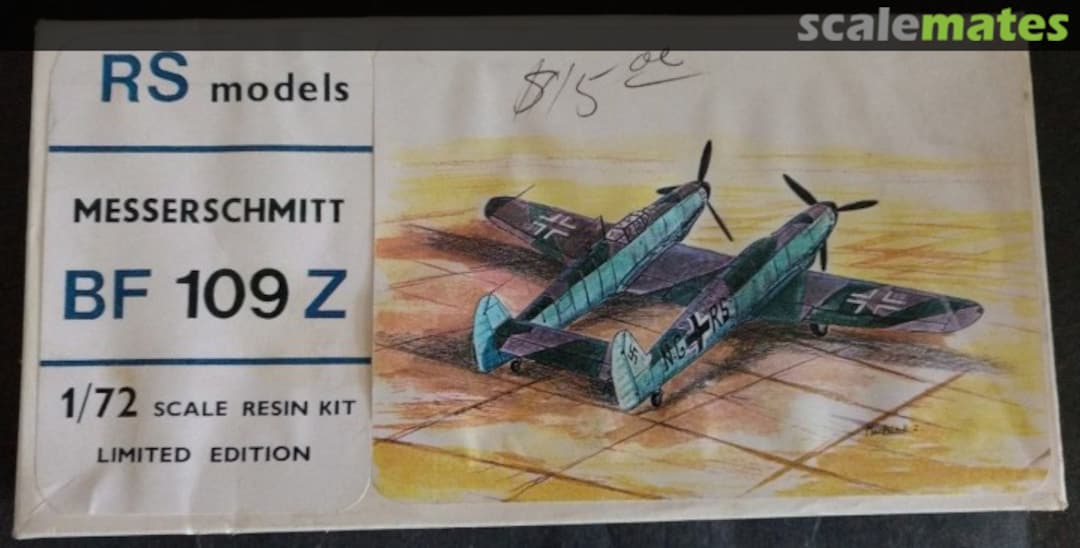 Boxart Messerschmitt Bf 109 Z 7205 RS Models Boxart Messerschmitt Bf 109 Z 7205 RS Models