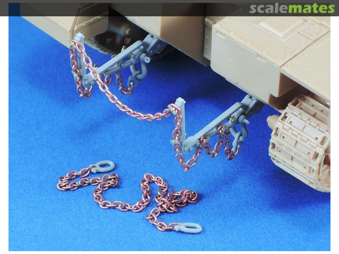 Boxart IDF AFV Rear Towing Horn/Chain Set LF1352 Legend Productions