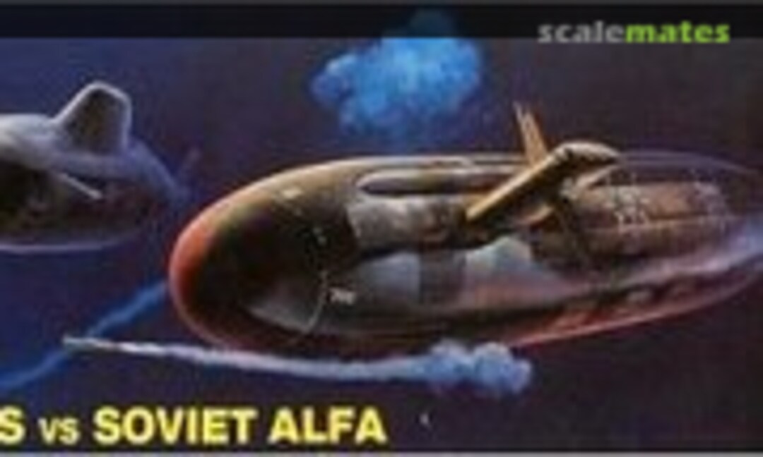 1:350 USS Dallas vs Soviet Alfa Class (Dragon 1005)