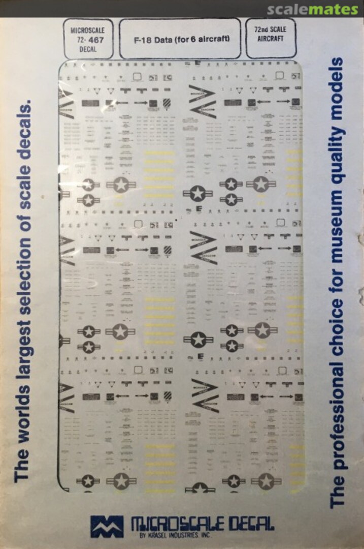 Boxart F-18 Data 72-467 Microscale