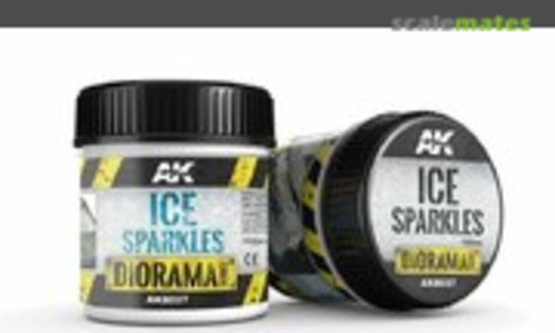 No Diorama Series: Ice Sparkles Acrylic 100ml Bottle (AK Interactive AK 8037) AK 8037