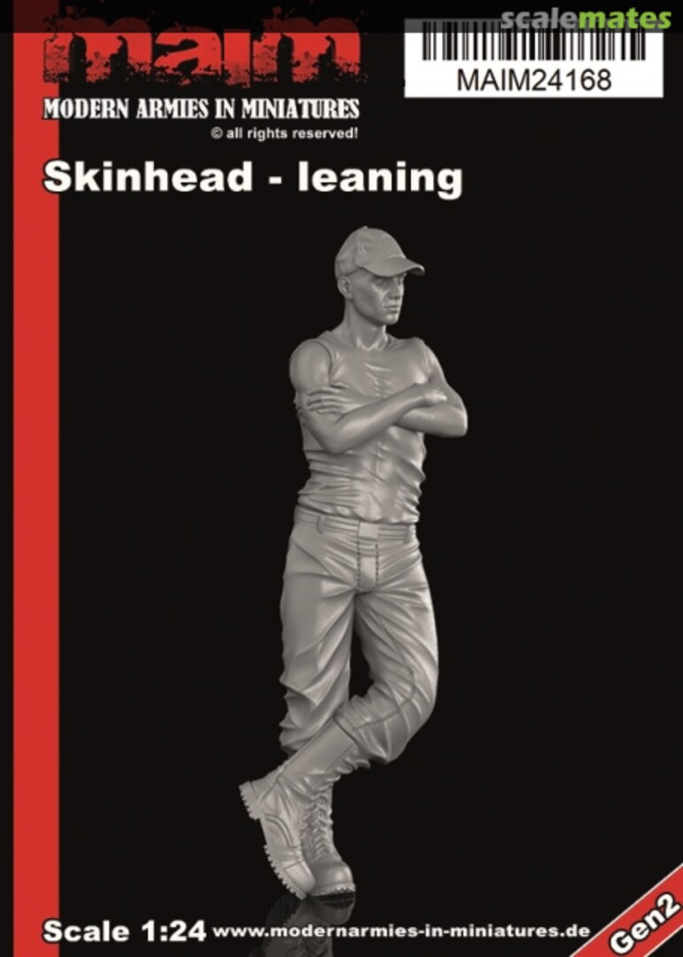 Boxart Skinhead with Cap leaning MAIM24168 MAiM Boxart Skinhead with Cap leaning MAIM24168 MAiM