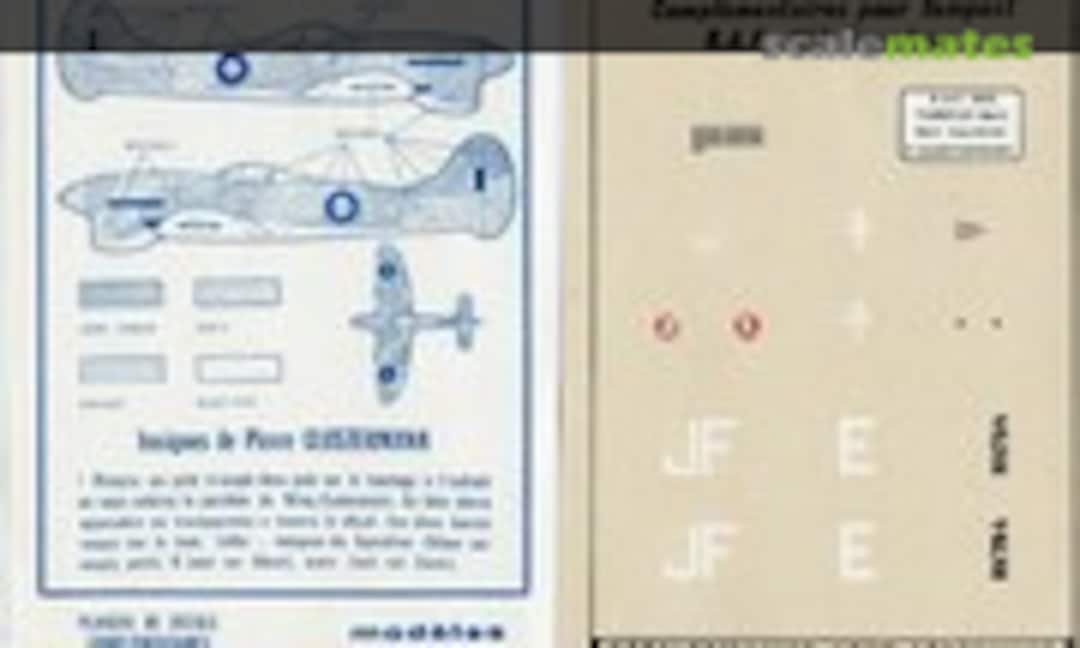 1:72 Complementaires pour Tempest RAF No. 3 Squadron (ABT Decals )
