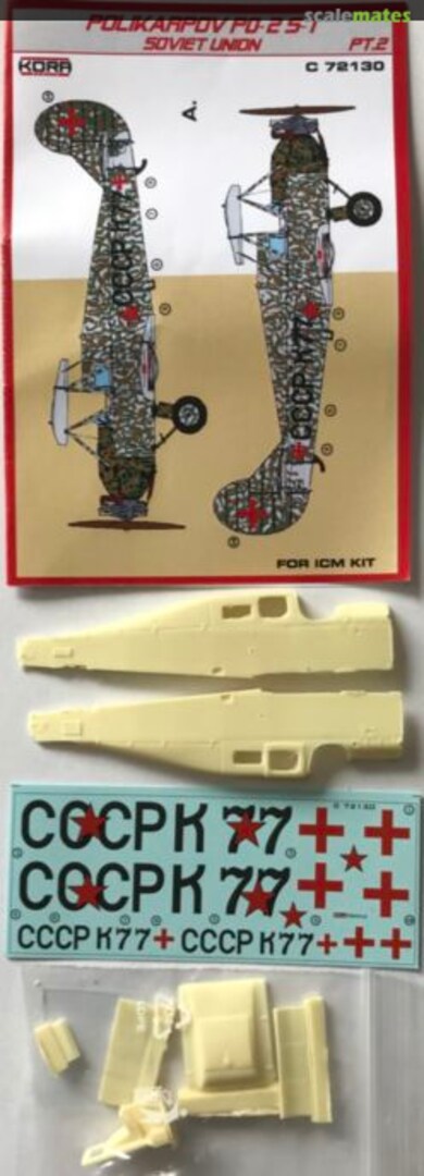 Boxart Polikarpov Po-2 S-1 C72130 Kora Models Boxart Polikarpov Po-2 S-1 C72130 Kora Models