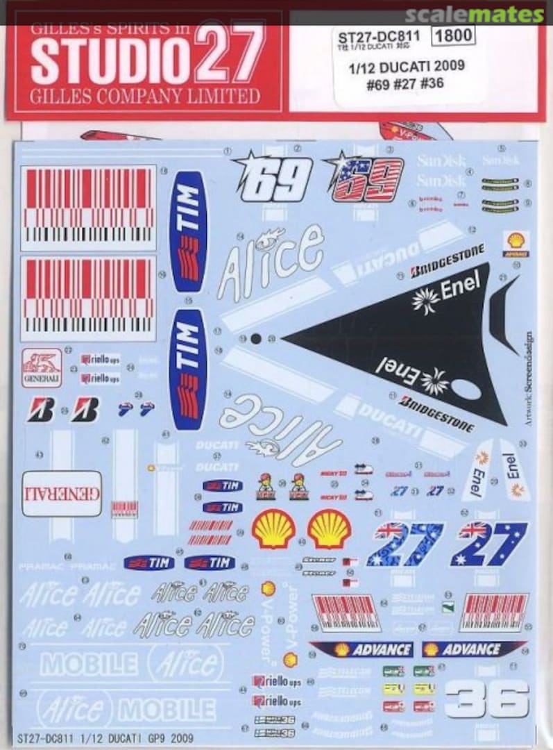 Boxart Ducati GP9 ST27-DC811 Studio27 Boxart Ducati GP9 ST27-DC811 Studio27