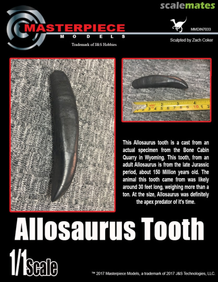 Boxart Juvenile Allosaurus skull/ Allosaurus Schdel 1:1 MMDIN70118 Masterpiece Models Boxart Juvenile Allosaurus skull/ Allosaurus Schdel 1:1 MMDIN70118 Masterpiece Models