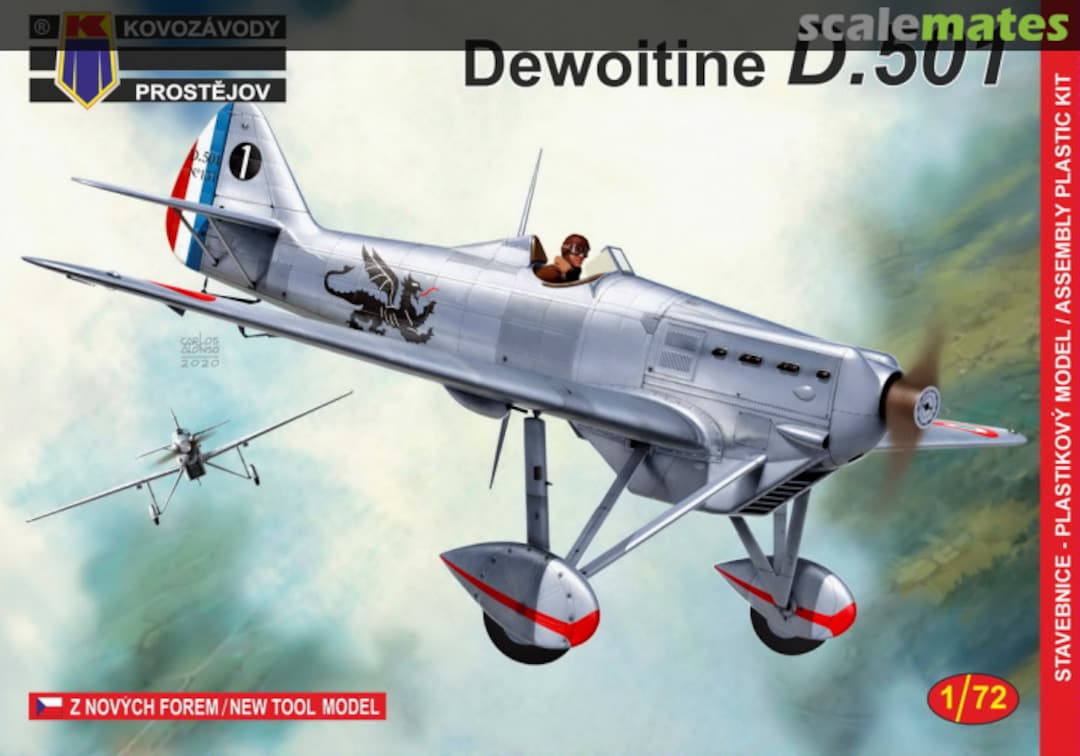 Boxart Dewoitine D.501 KPM0178 Kovozávody Prostějov Boxart Dewoitine D.501 KPM0178 Kovozávody Prostějov