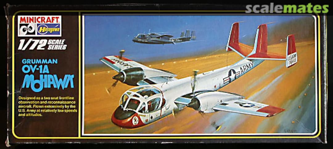 Boxart Grumman OV-1A Mohawk 024 Minicraft Hasegawa Boxart Grumman OV-1A Mohawk 024 Minicraft Hasegawa