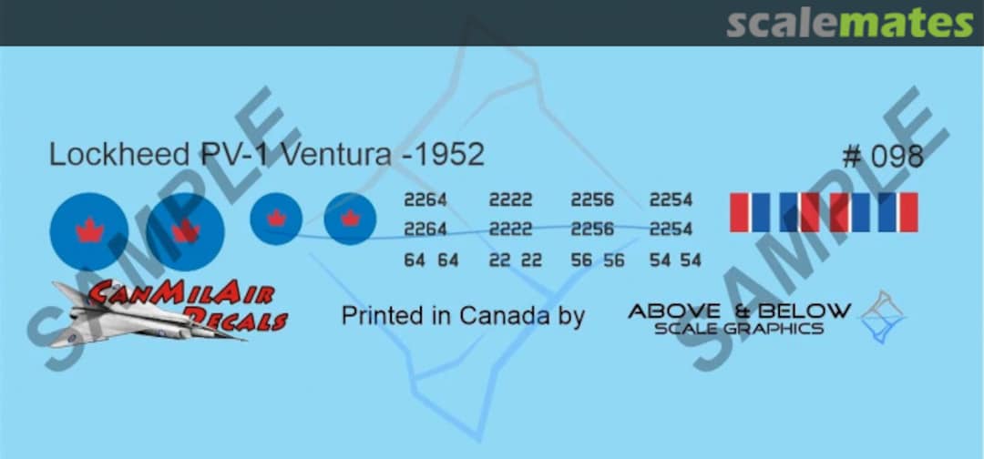 Boxart Lockheed PV-1 Ventura 098 Above & Below Graphics