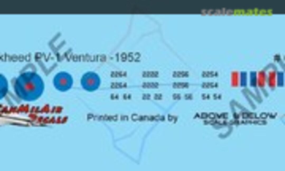 1:48 Lockheed PV-1 Ventura (Above & Below Graphics 098) 098