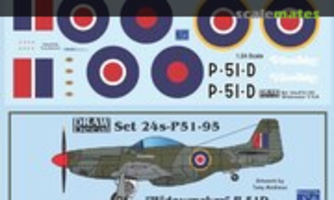1:24 “Widowmaker” P-51D (Draw Decal 24-P51-95) 24-P51-95