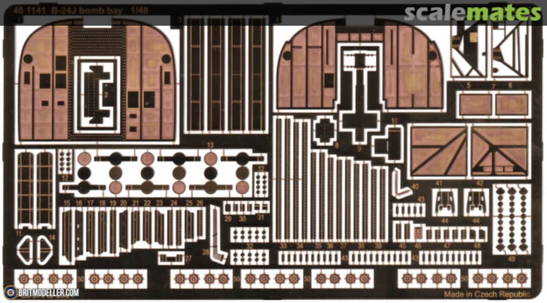 Boxart B-24J Bomb Bay HOBBY BOSS 481141 Eduard Boxart B-24J Bomb Bay HOBBY BOSS 481141 Eduard