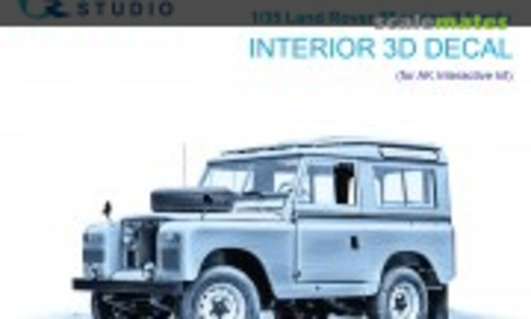 1:35 Land Rover 88 Series II Family interior 3D decals (Quinta Studio QDS-35139) QDS-35139