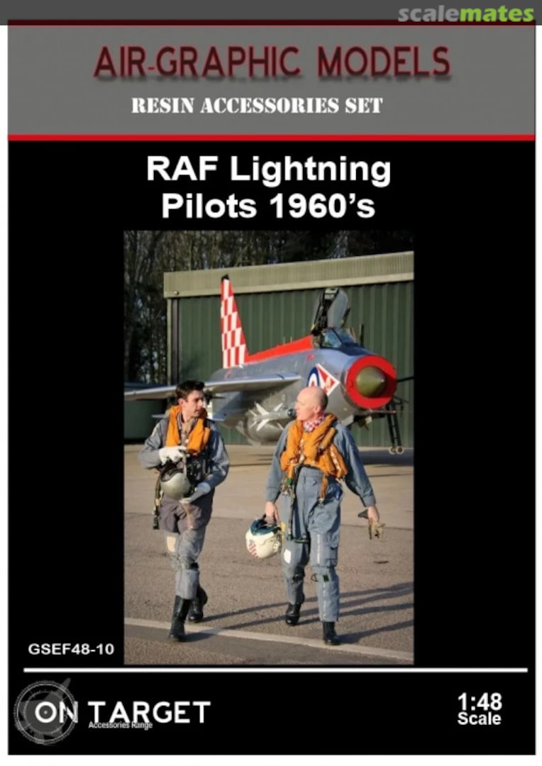 Boxart RAF Lightning Pilots 1960's GSEF48-10 Air-Graphics Models