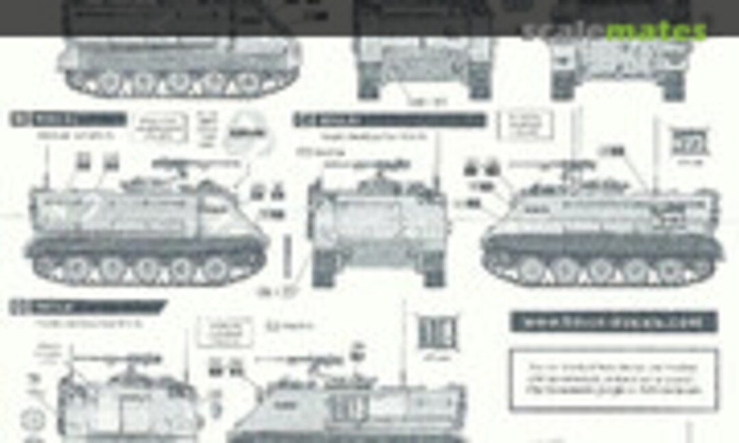 1:72 IDF M113 'Zelda' and M109 SPG (Bison Decals 72044) 72044