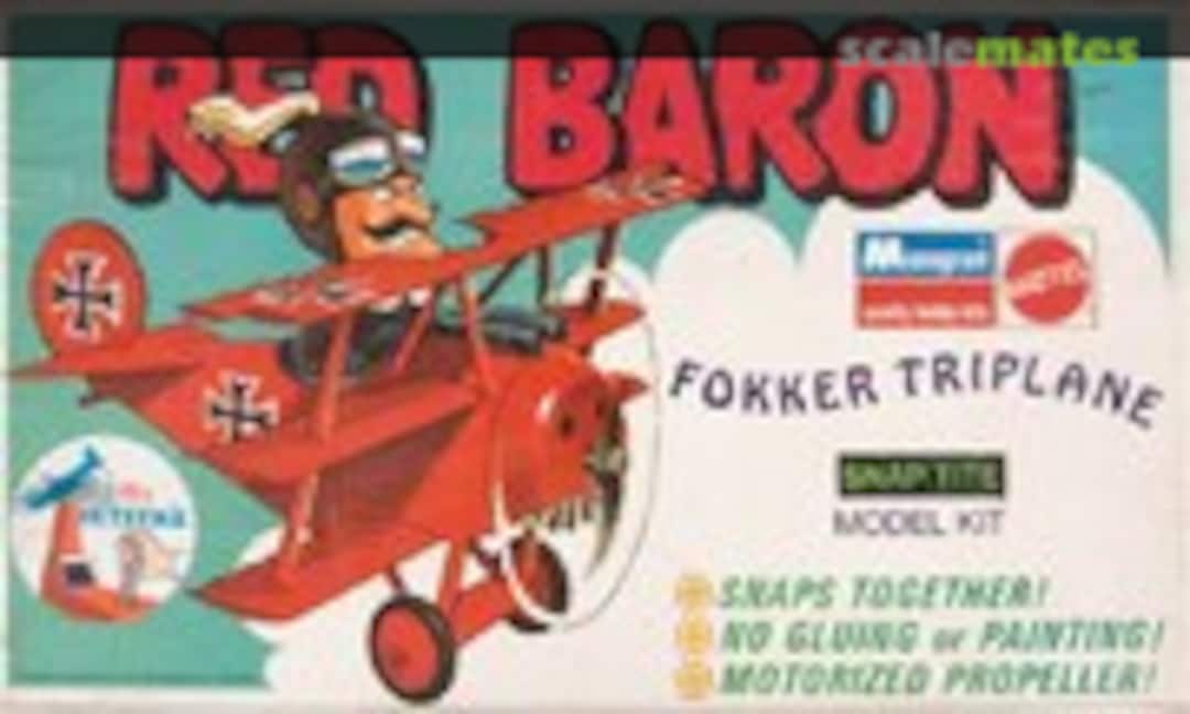 No RED BARON FOKKER TRIPLANE (Monogram/Mattel 5903)