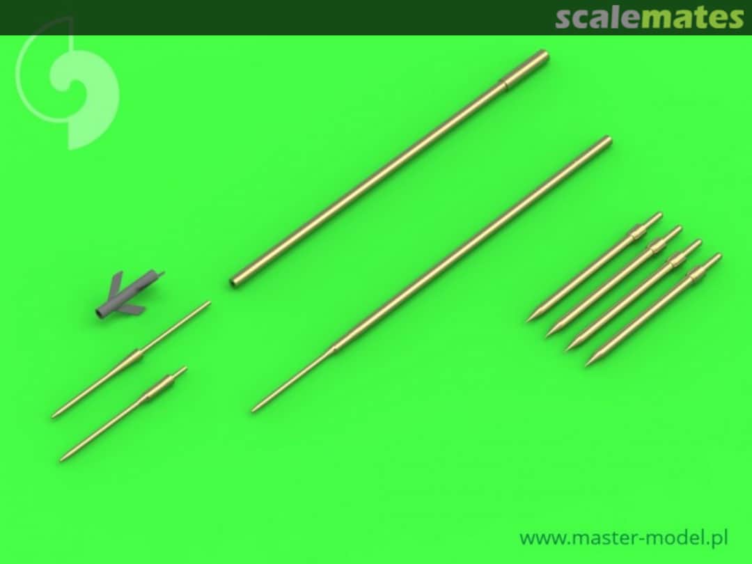 Boxart Su-9 / Su-11 (Fishpot / Fishpot C) - Pitot Tubes and missile rails heads AM-48-120 Master