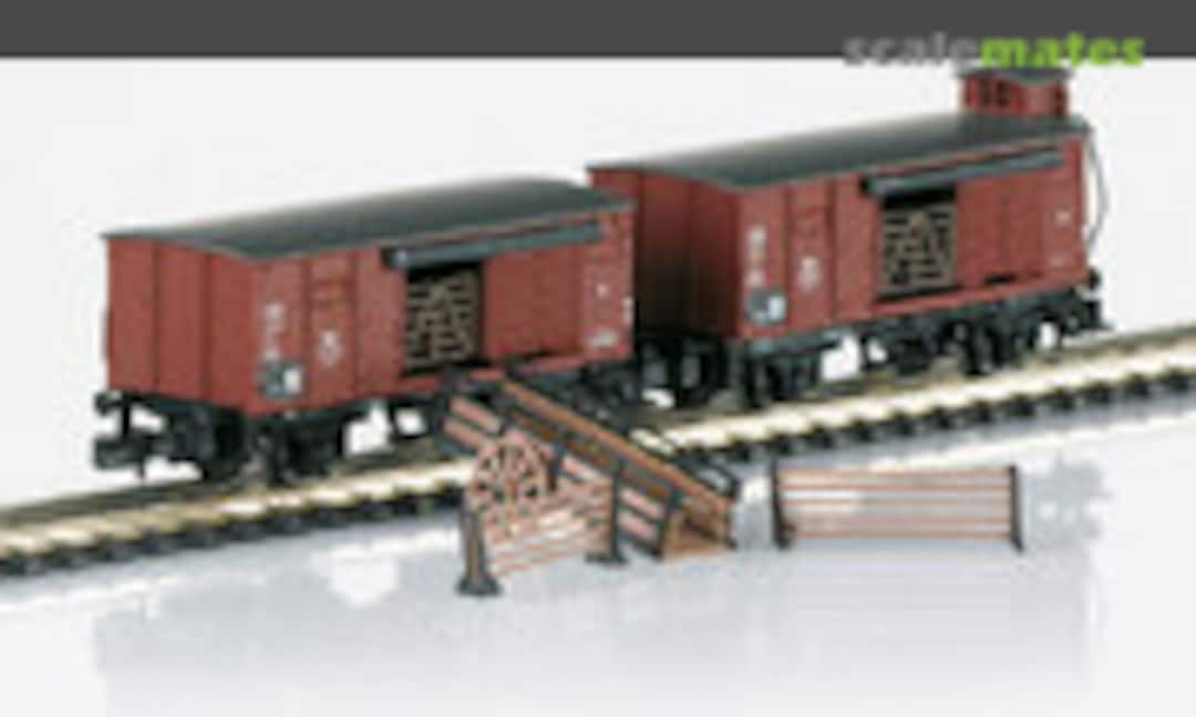 2pc Livestock transport car set (Märklin 86602)