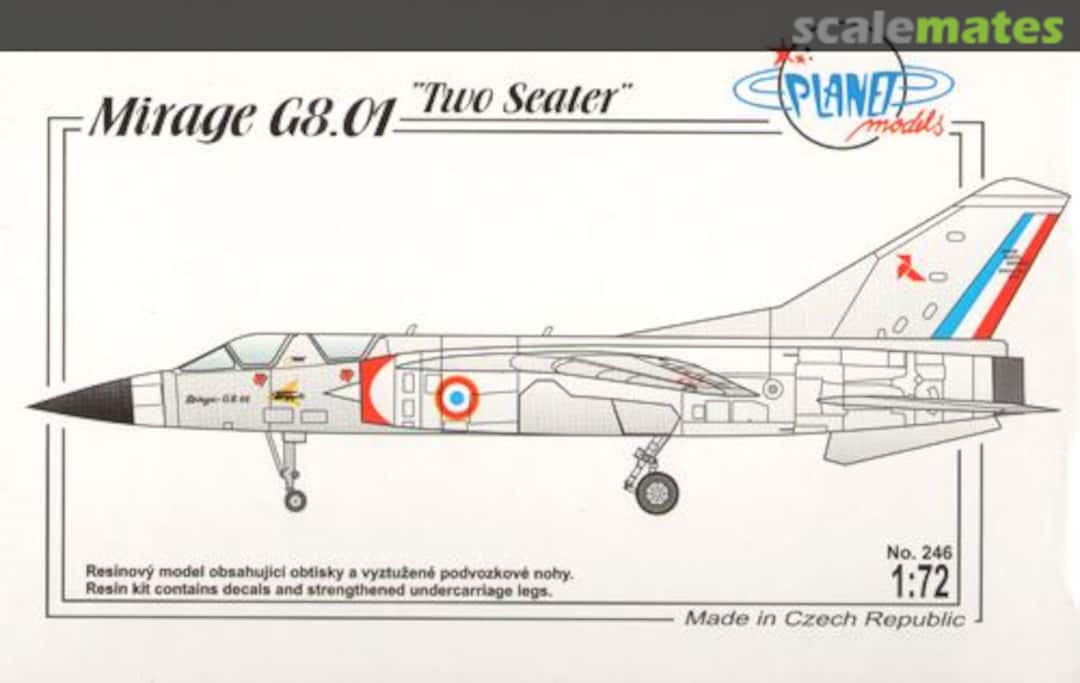 Boxart Dassault Mirage G8-01 PLT246 Planet Models
