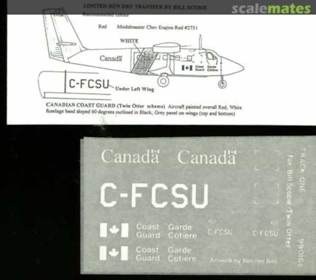 Boxart Track One - DHC-6 Twin Otter Canadian Coast Guard 99016c Belcher Bits Boxart Track One - DHC-6 Twin Otter Canadian Coast Guard 99016c Belcher Bits