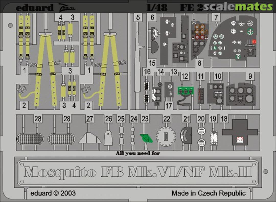 Boxart Mosquito FB Mk.VI / NF Mk.II 49239 Eduard Boxart Mosquito FB Mk.VI / NF Mk.II 49239 Eduard