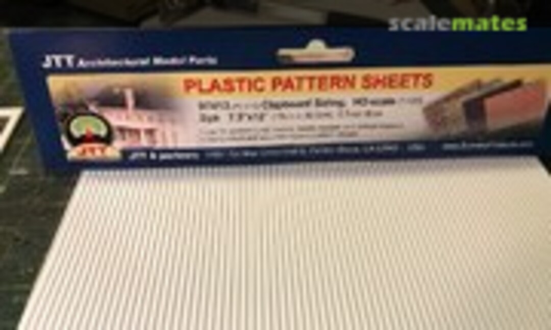 1:100 Clapboard Siding (White) (JTT Scenery Products 97413) 97413