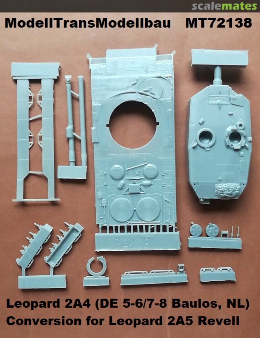 Boxart Leopard 2A4 (DE 5-6/7-8 Baulos, NL) MT72138 Modell Trans Modellbau Boxart Leopard 2A4 (DE 5-6/7-8 Baulos, NL) MT72138 Modell Trans Modellbau