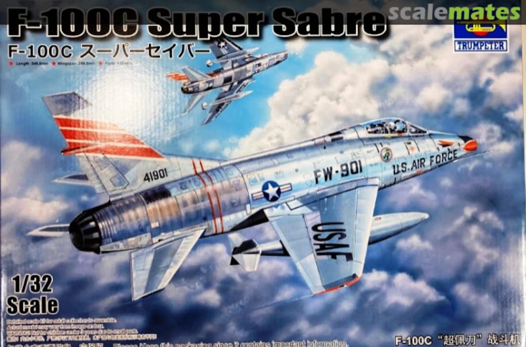 Boxart F-100C Super Sabre 03221 Trumpeter Boxart F-100C Super Sabre 03221 Trumpeter