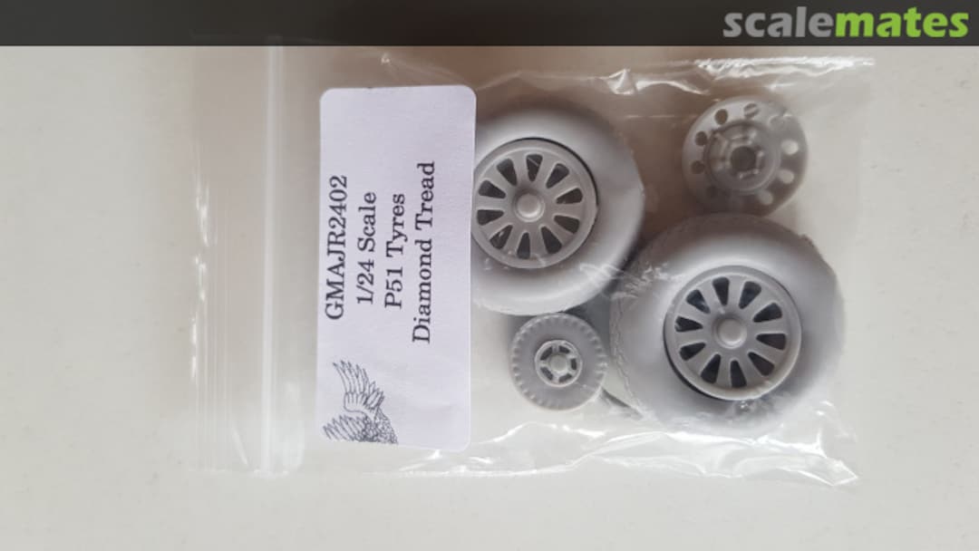 Boxart P-51 Tyres- Diamond Tread GMAJR2402 Grey Matter Figures Boxart P-51 Tyres- Diamond Tread GMAJR2402 Grey Matter Figures