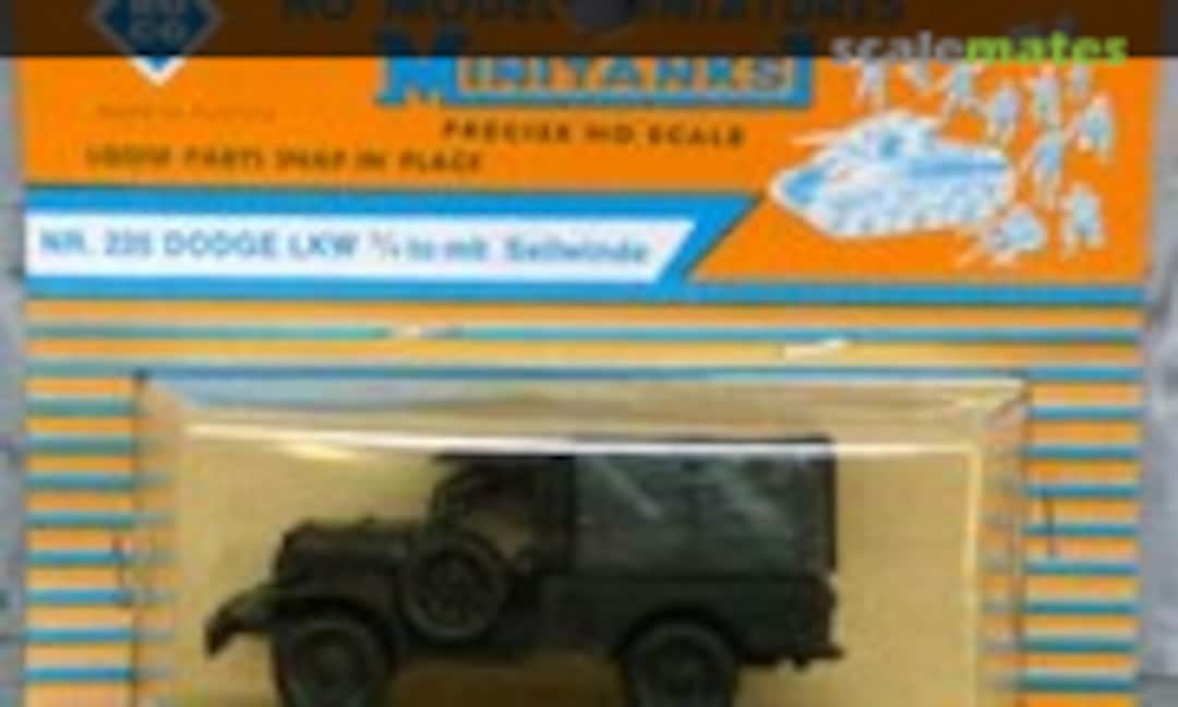 1:87 Dodge M37 3/4 ton Cargo Truck 4x4 (Roco Minitanks Z-225.49)