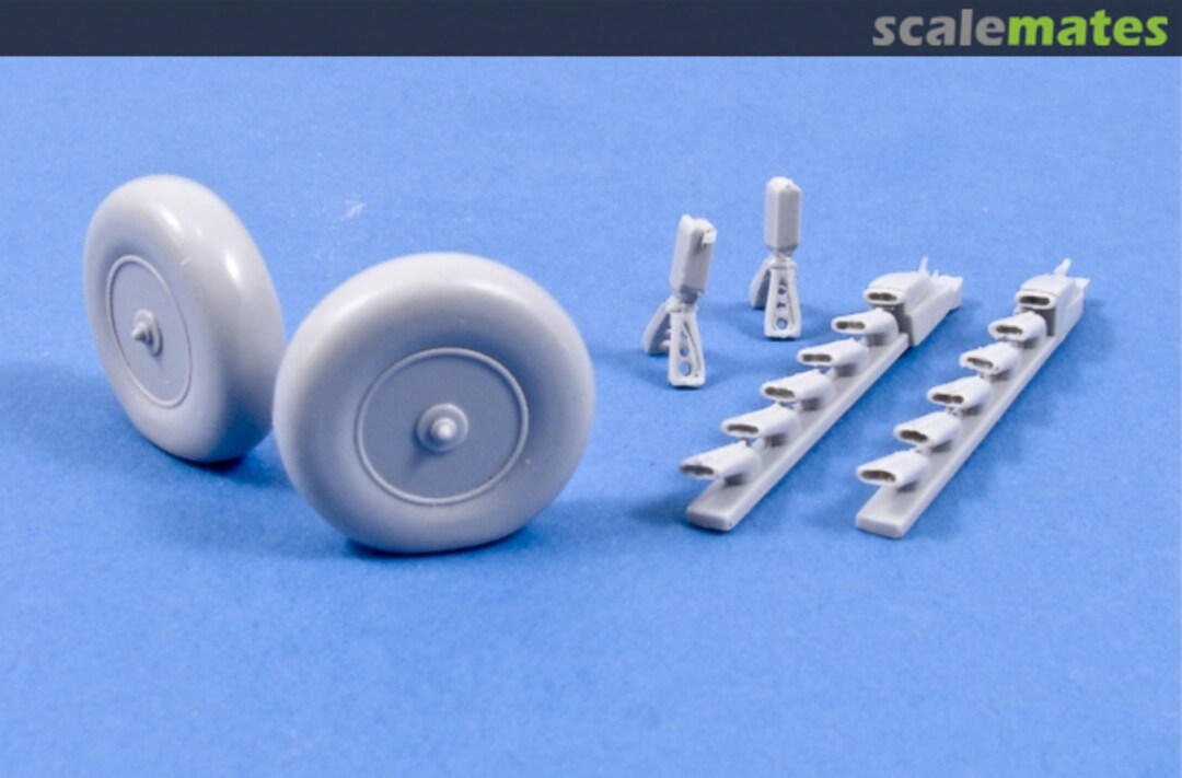 Boxart Kawasaki KI-61-I Hien 'Tony' Weighted Wheels, Hollowed Exhausts & Scissor Links MST32032 MasterCasters