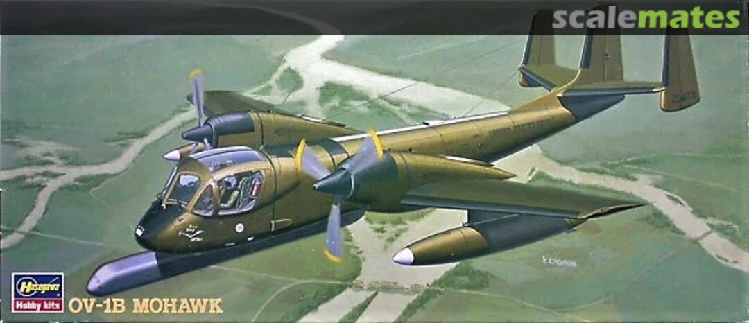 Boxart OV-1B Mohawk 02616 Hasegawa Boxart OV-1B Mohawk 02616 Hasegawa