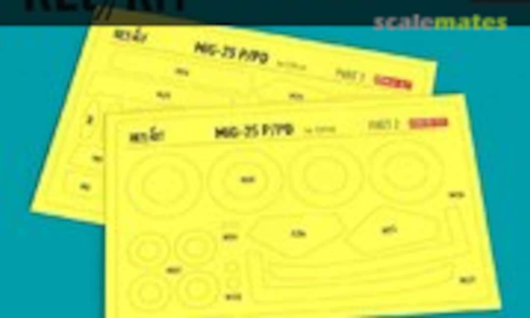 1:48 MiG-25P/PD - painting masks (ResKit RSM48-0021) RSM48-0021