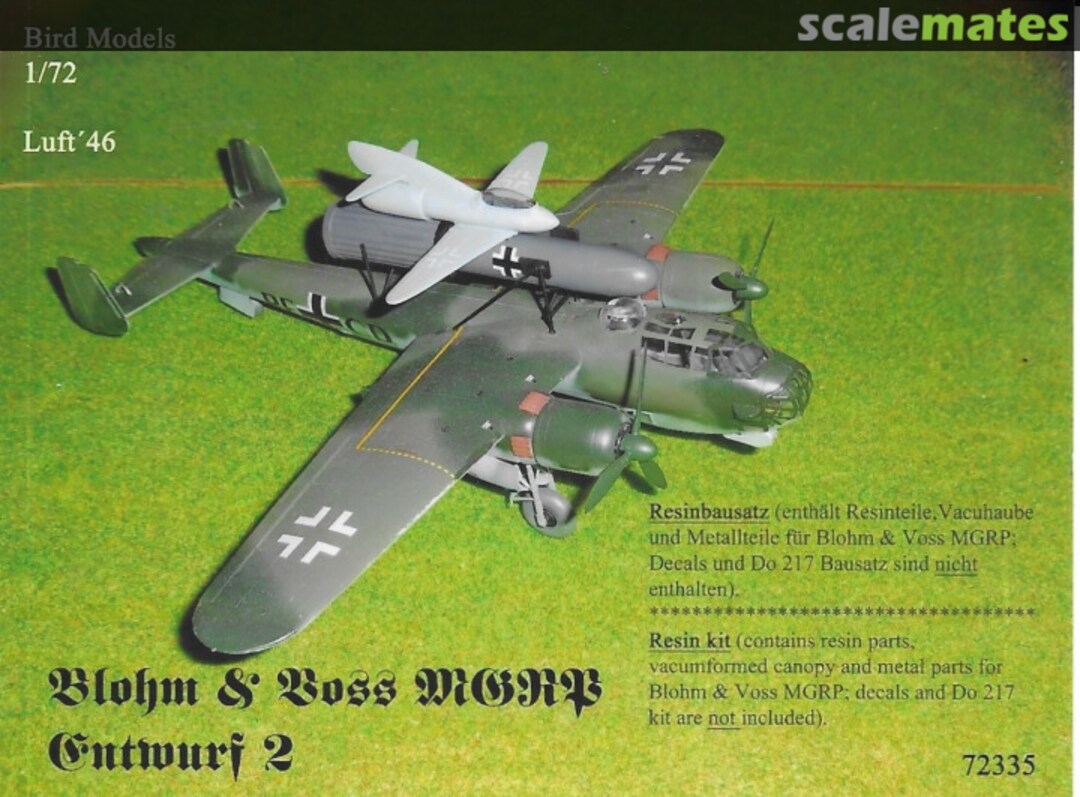 Boxart Blohm & Voss MGRP Entwurf 2 72335 Bird Models