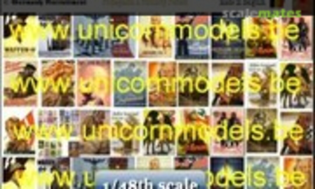 1:48 WW II Propaganda posters Germany recruitment (Unicorn Models 148.112) 148.112