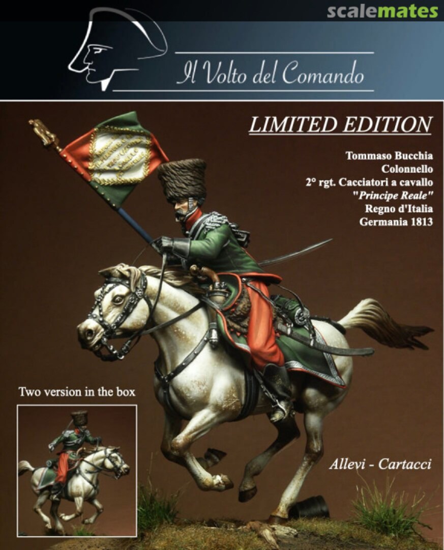 Boxart Tommaso Bucchia Colonnello 2° Rgt. Cacciatori a Cavallo "Principe Reale" Regno d'Italia Germania 1813 None Il Volto del comando
