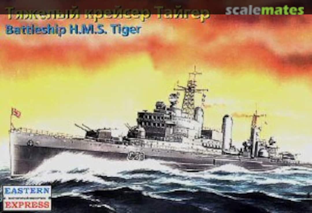 Boxart Battleship HMS Tiger 40005 Eastern Express Boxart Battleship HMS Tiger 40005 Eastern Express