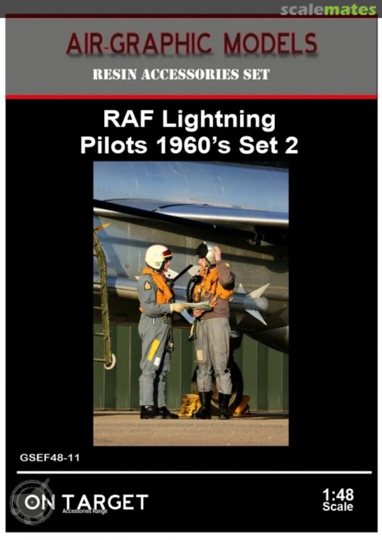 Boxart RAF Lightning Pilots 1960's GSEF48-11 Air-Graphics Models