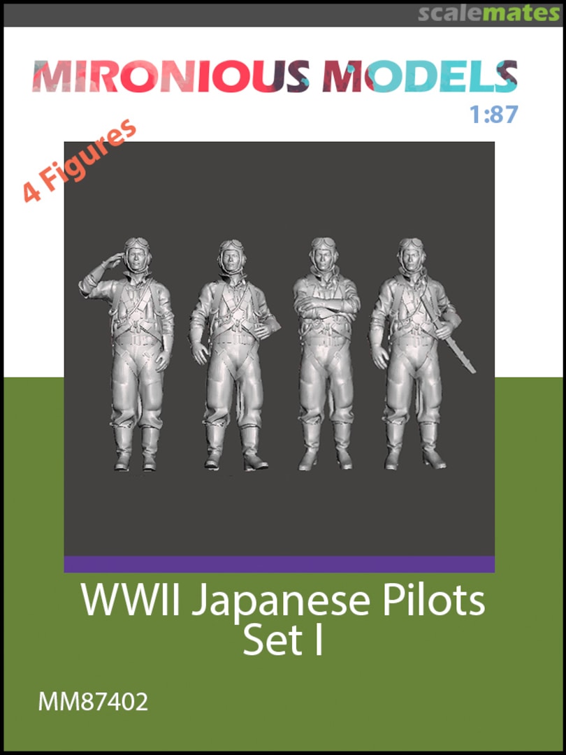 Boxart WWII Japanese Pilots Set I MM87402 Mironious Models Boxart WWII Japanese Pilots Set I MM87402 Mironious Models