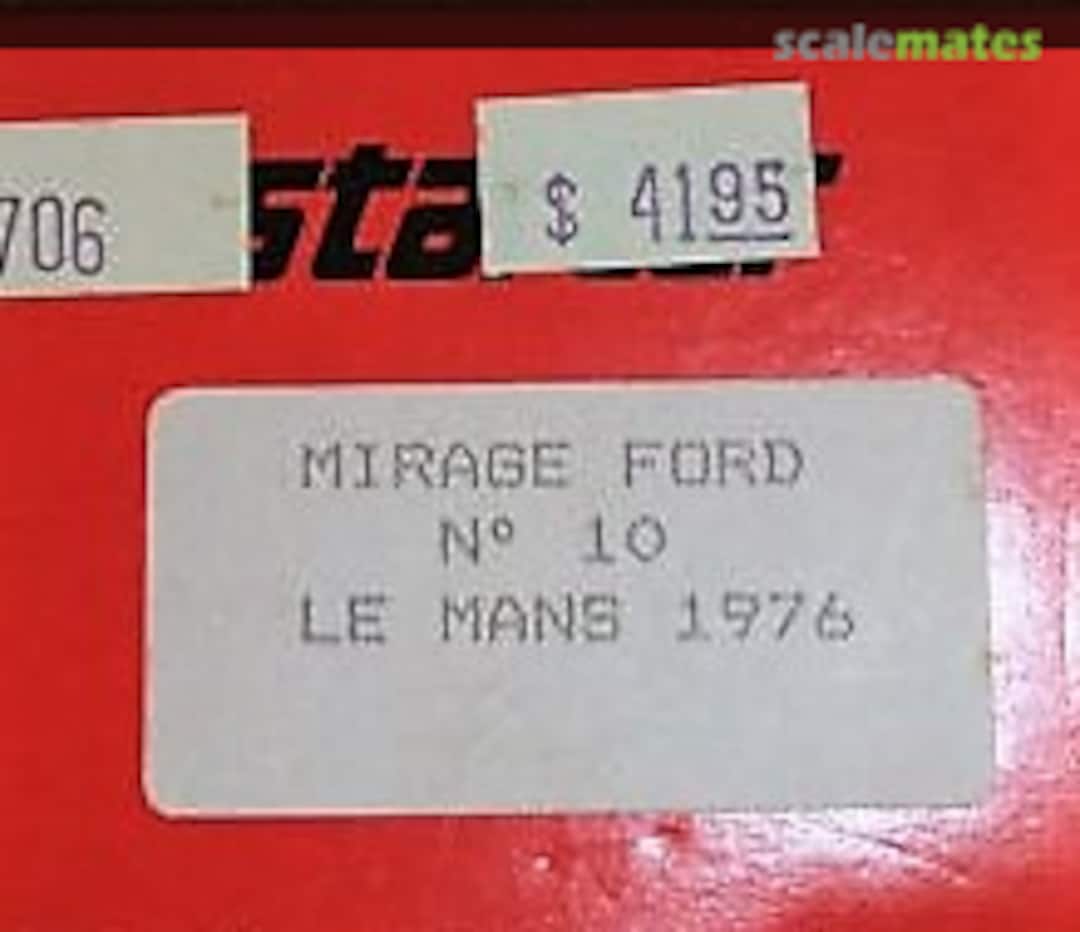 Boxart Mirage-Ford GR8 #802 "TOTAL" 688 Starter