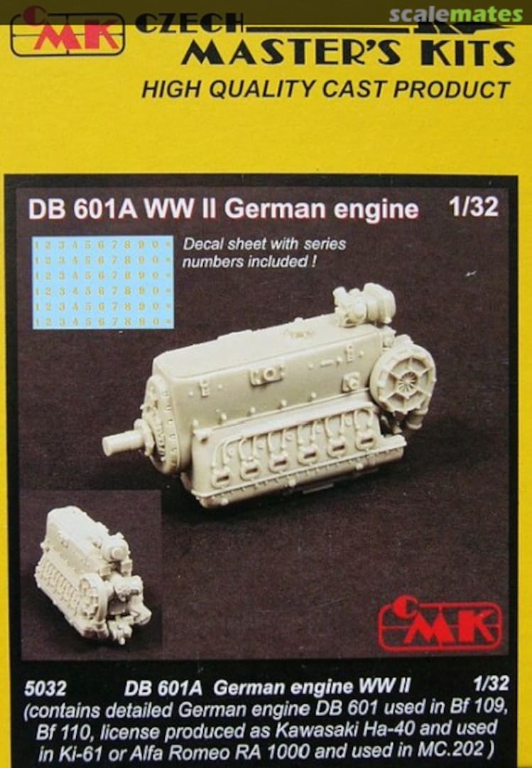 Boxart DB 601A WWII German Engine 5032 CMK