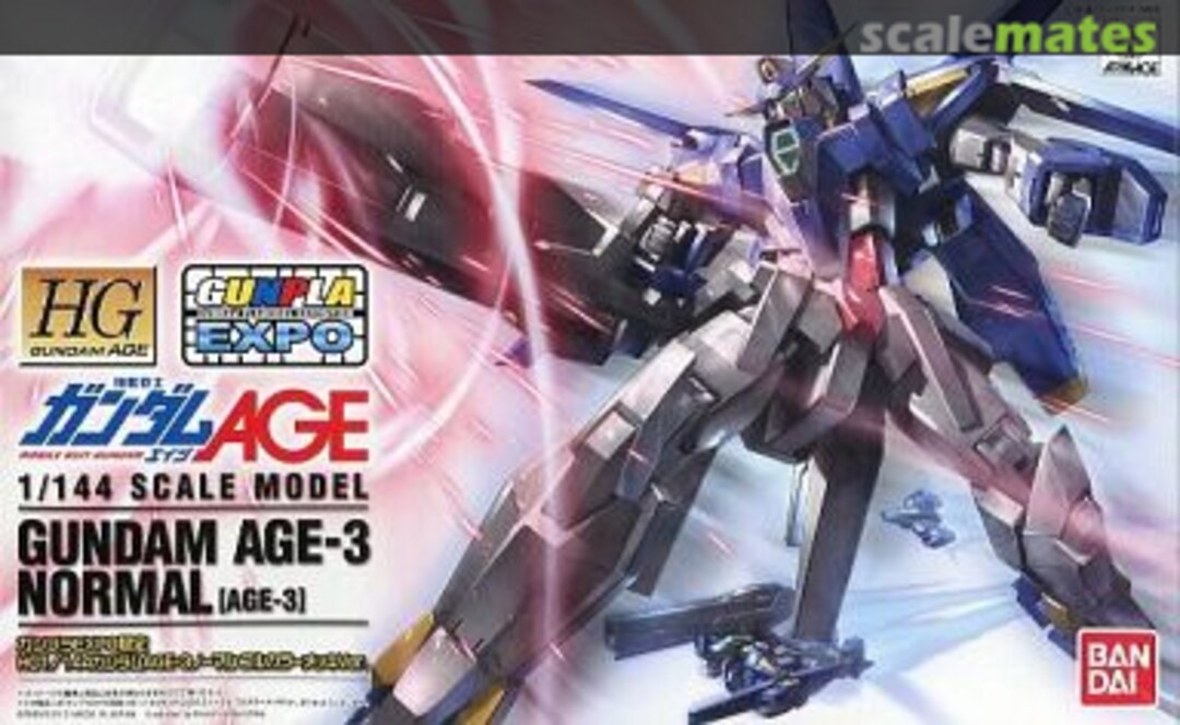 Boxart Gundam Age-3 Normal (Full Color Plated Ver.) 0179651 Bandai Boxart Gundam Age-3 Normal (Full Color Plated Ver.) 0179651 Bandai